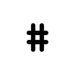hashtag icon vector design logo template EPS 10