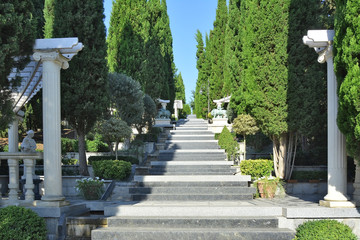 Crimea. Parthenite. Paradise recreation Park