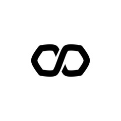 infinite icon design vector logo template EPS 10