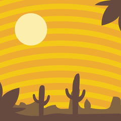 australian landscape, card of desert landscape