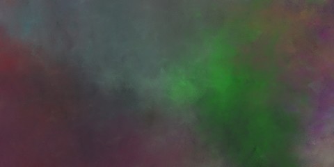 abstract painted artistic grunge horizontal background texture with dark slate gray, dark olive green and dim gray color