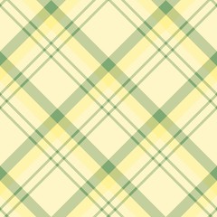Seamless pattern in fantasy light yellow and discreet green colors for plaid, fabric, textile, clothes, tablecloth and other things. Vector image. 2