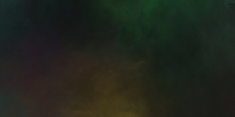 abstract painted artistic vintage horizontal header with very dark green, dark olive green and gray gray color