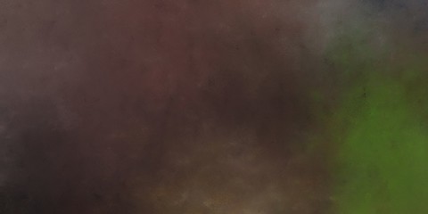 abstract painted artistic retro horizontal header background  with old mauve, dark olive green and dim gray color