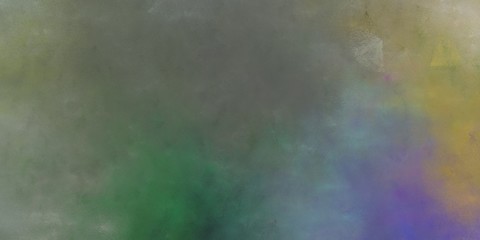abstract painted artistic old horizontal banner with dim gray, rosy brown and slate gray color