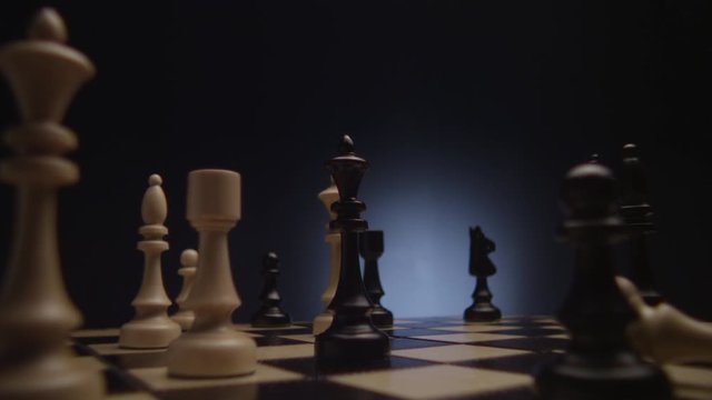 Chess boards and chess pieces game clock