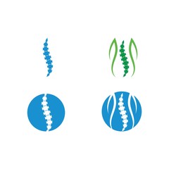 Set Bone care  icon Vector Illustration design Logo