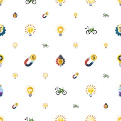 energy icons pattern seamless