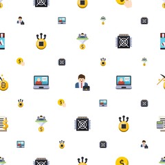 money icons pattern seamless