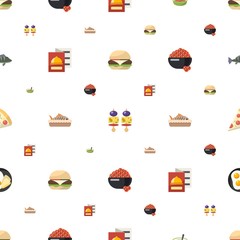 eat icons pattern seamless