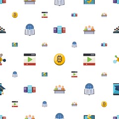 network icons pattern seamless