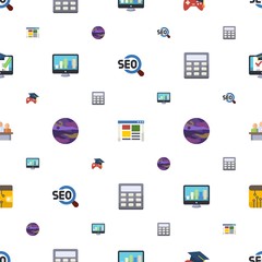 internet icons pattern seamless