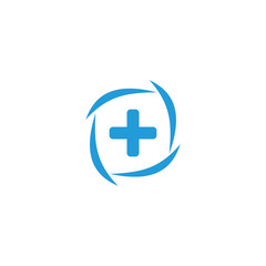 Medical logo template design vector icon illustration