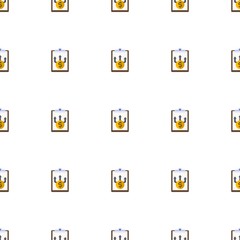 Business Planning icon pattern seamless isolated on white background