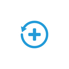 Medical logo template design vector icon illustration