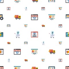 training icons pattern seamless