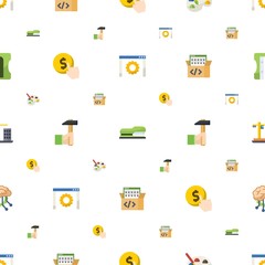 single icons pattern seamless