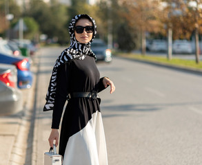 young muslim modern woman portrait