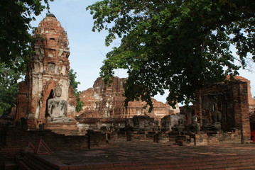 Ayutthaya is an ancient city in Thailand