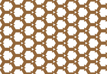 Seamless geometric pattern design illustration. Background texture. In brown, white colors.