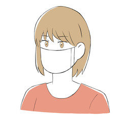マスク　女性3