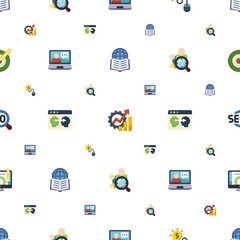 seo icons pattern seamless