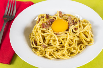 spaghetti à la carbonara