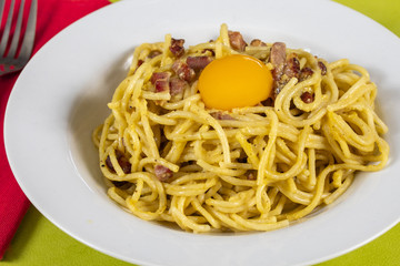 spaghetti à la carbonara