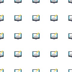 Webdesign icon pattern seamless isolated on white background