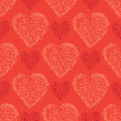 Obraz na płótnie Canvas valentines hearts-08