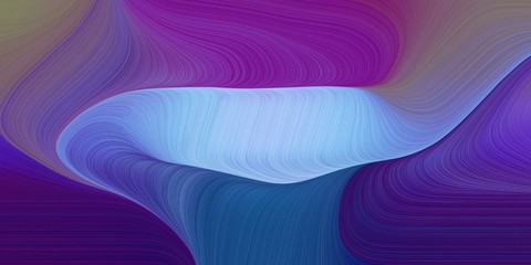 colorful creative fluid marble with modern soft swirl waves background illustration with dark slate blue, baby blue and midnight blue color