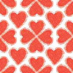 Obraz na płótnie Canvas valentines hearts-09