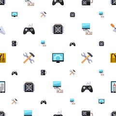 hardware icons pattern seamless