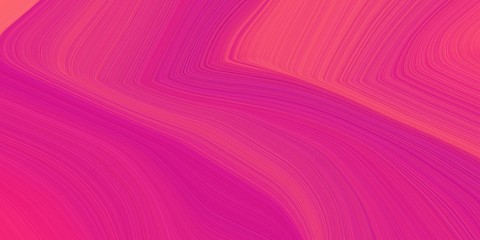 colorful creative fluid marble with elegant curvy swirl waves background illustration with medium violet red, pastel red and mulberry  color