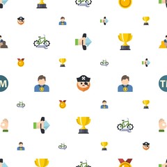 badge icons pattern seamless