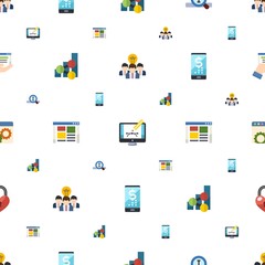 internet icons pattern seamless. Included editable flat Collaborative idea, Webdesign, Search engine, social media trends, front end icons. internet icons for web and mobile.