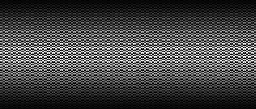 White And Black Carbon Fibre Background And Texture.