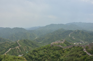 Obraz premium landscape view of Great wall, Beijing, China