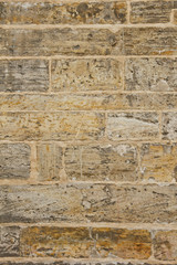 old stone wall close up. background texture.