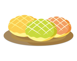 メロンパン　パン　ブレッド　