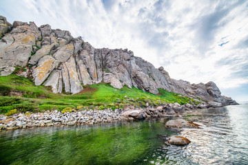 Beautiful view of Morro Rock, California