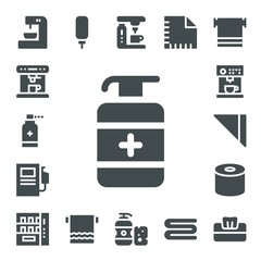 dispenser icon set