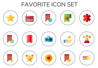 favorite icon set