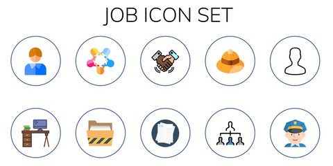 job icon set
