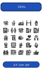 deal icon set