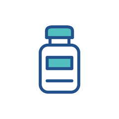 MEDICINE BOTTLE icon collection, trendy style