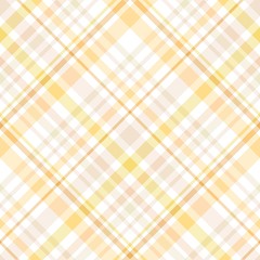 Seamless pattern in fantasy white and yellow colors for plaid, fabric, textile, clothes, tablecloth and other things. Vector image. 2