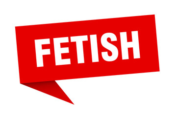fetish speech bubble. fetish ribbon sign. fetish banner