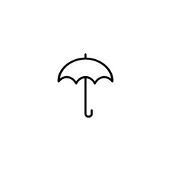 umbrella, rain protect icon vector illustration