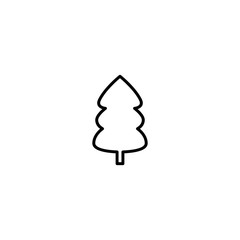christmas tree icon vector illustration